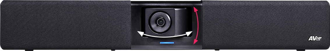 AVer VB342 Pro | 4K PTZ Video Bar with AI Tracking for Small to Medium Meeting Rooms 1 AVer VB342 Pro 4K PTZ video bar small medium conference room front view
