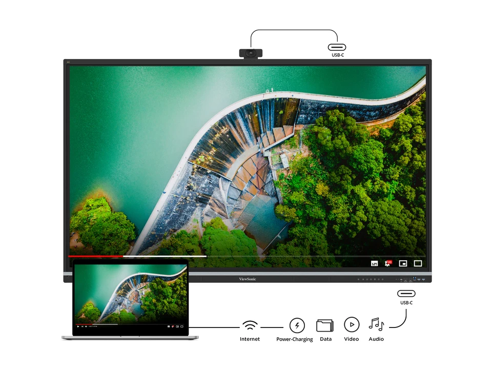 ViewSonic IFP6551 Google Play Store integration interface