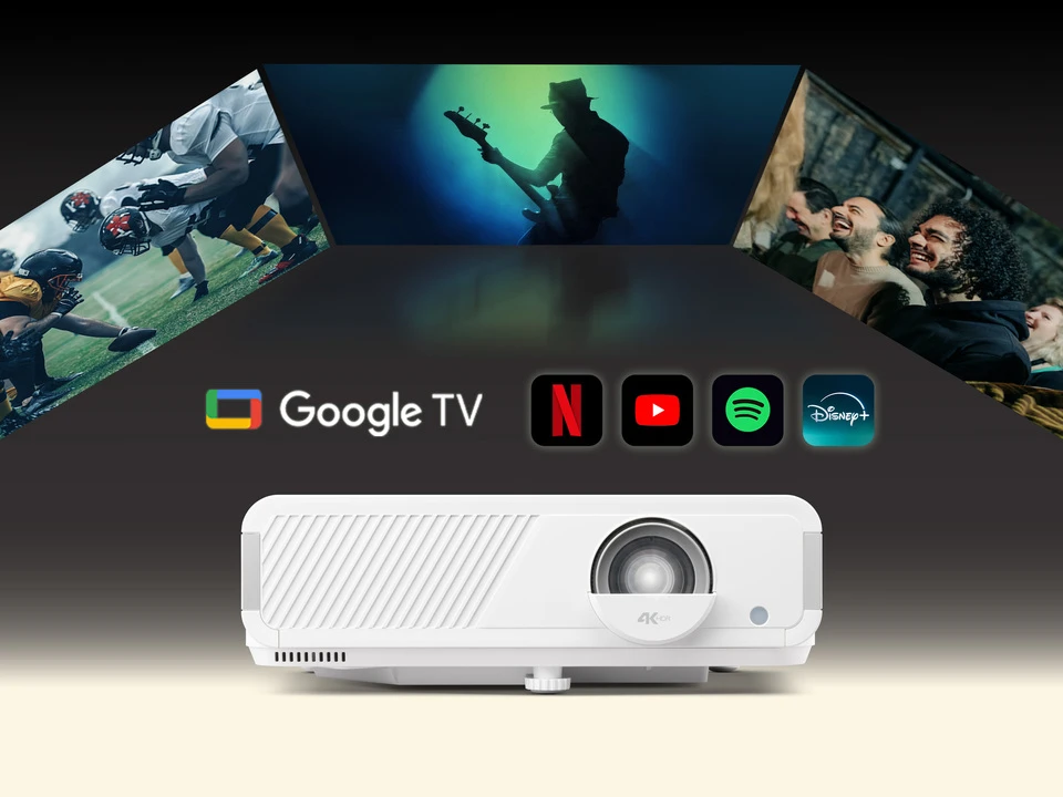 ViewSonic LX720-4K Laser Installation Projector | 4K 3,500 Lumens for Education & Corporate 16 ViewSonic LX720-4K 1.3x optical zoom and compact form factor enabling flexible placement on classroom shelf or ceiling mount