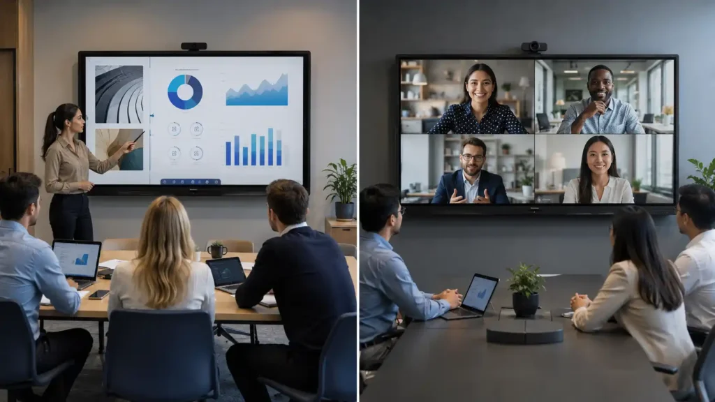 ViewSonic ViewBoard vs Hisense GoBoard | Best Value Commercial Display? 1 ViewSonic ViewBoard vs Hisense GoBoard commercial interactive display comparison for education and corporate environments Australia