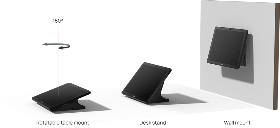 Yealink MeetingBar A50 | All-in-One Video Bar for Medium to Large Meeting Rooms 11 Yealink CTP25 touch panel desk wall mount direct connection MeetingBar A50-031