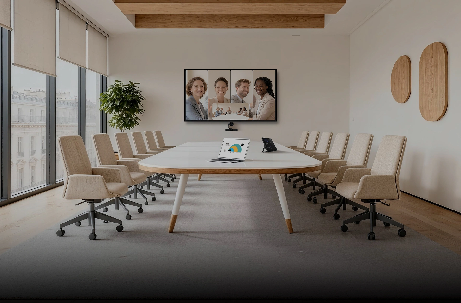 Yealink MVC S80 | Microsoft Teams Rooms System for Large Meeting Rooms 10 Yealink MVC S80 complete system MCore4 SmartVision 80 MTouch Plus RoomSensor kit overview