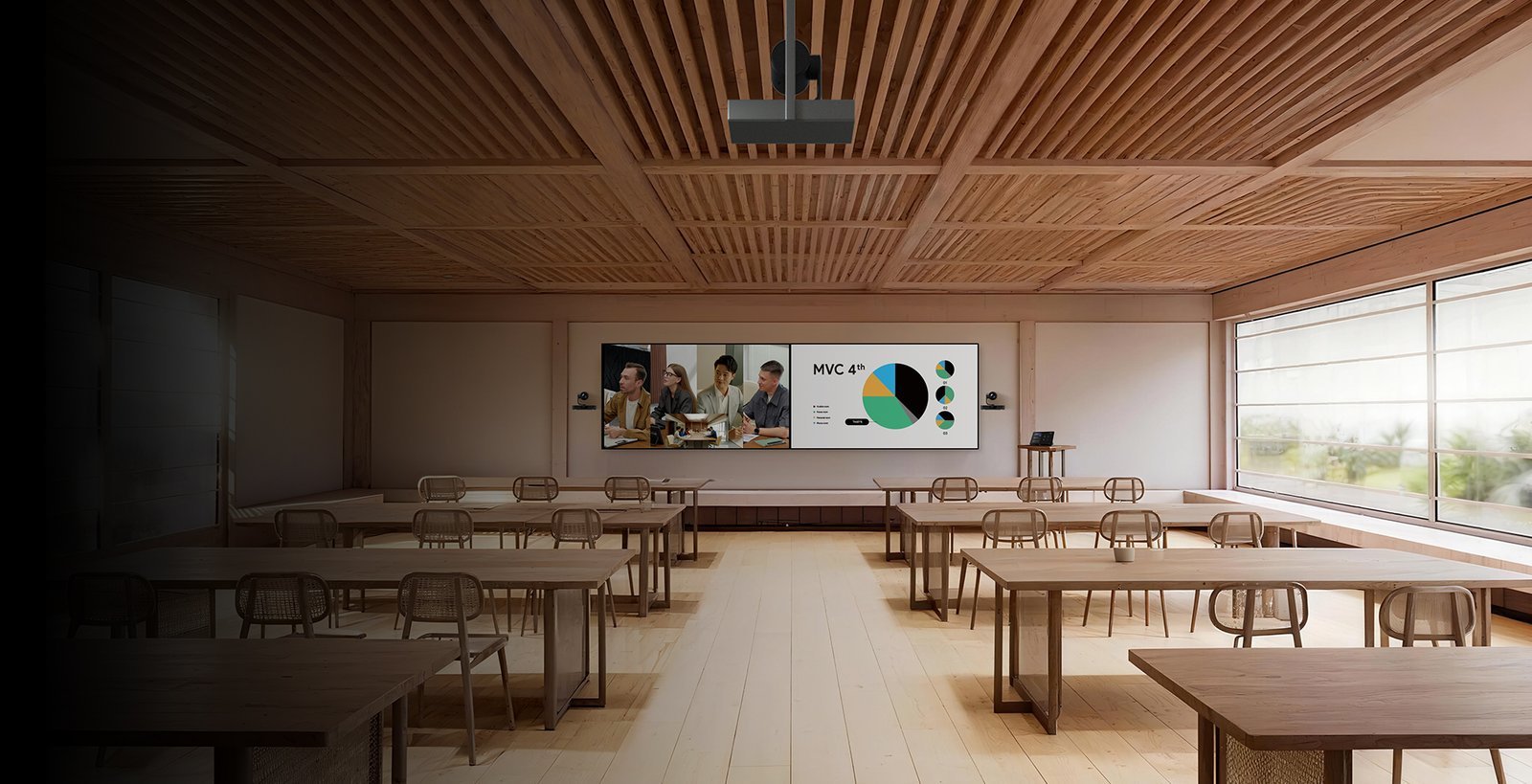 Yealink MVC S98 | Microsoft Teams Rooms System for Extra-Large Meeting Rooms 12 Yealink AVHub audio video processor multi-camera layout customisation dividable rooms