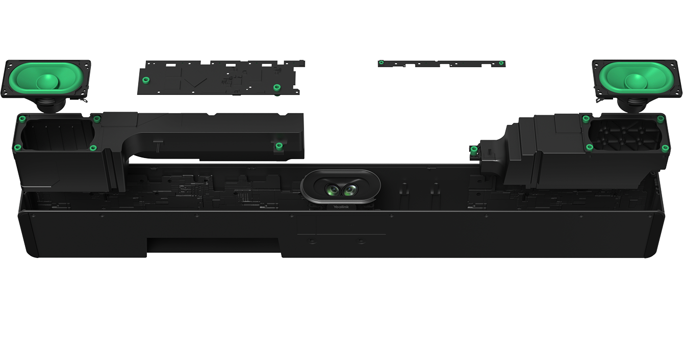 Yealink SmartVision 40 USB plug play wall mount deployment built-in Wi-Fi simple setup