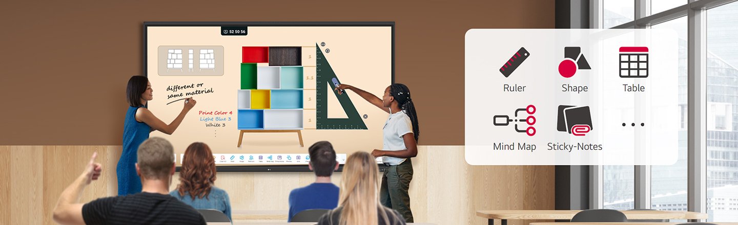 LG 75" CreateBoard Standard 4K Interactive Whiteboard with AI 7 LG 75