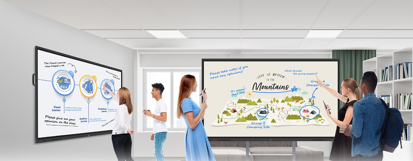 LG 75" CreateBoard Standard 4K Interactive Whiteboard with AI 6 LG 75