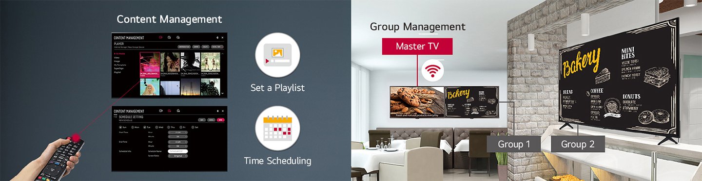 LG 50" 4K UHD 16/7 Commercial TV with webOS 25 10 LG 50