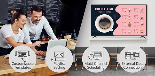 LG 50" 4K UHD 16/7 Commercial TV with webOS 25 9 LG 50