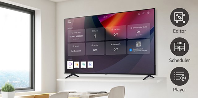 LG 50" 4K UHD 16/7 Commercial TV with webOS 25 8 LG 50
