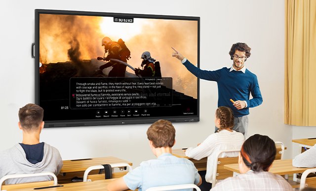 LG 75" CreateBoard Standard 4K Interactive Whiteboard with AI 10 LG 75