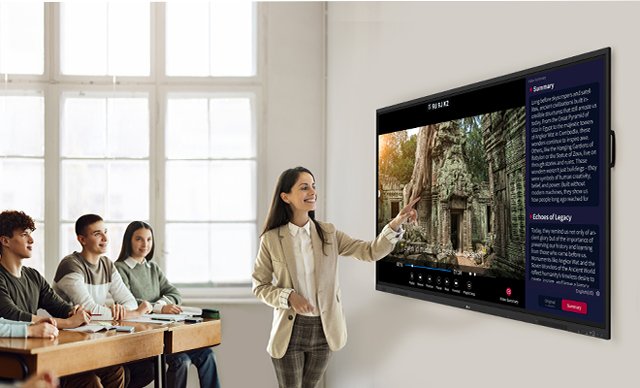 LG 75" CreateBoard Standard 4K Interactive Whiteboard with AI 11 LG 75
