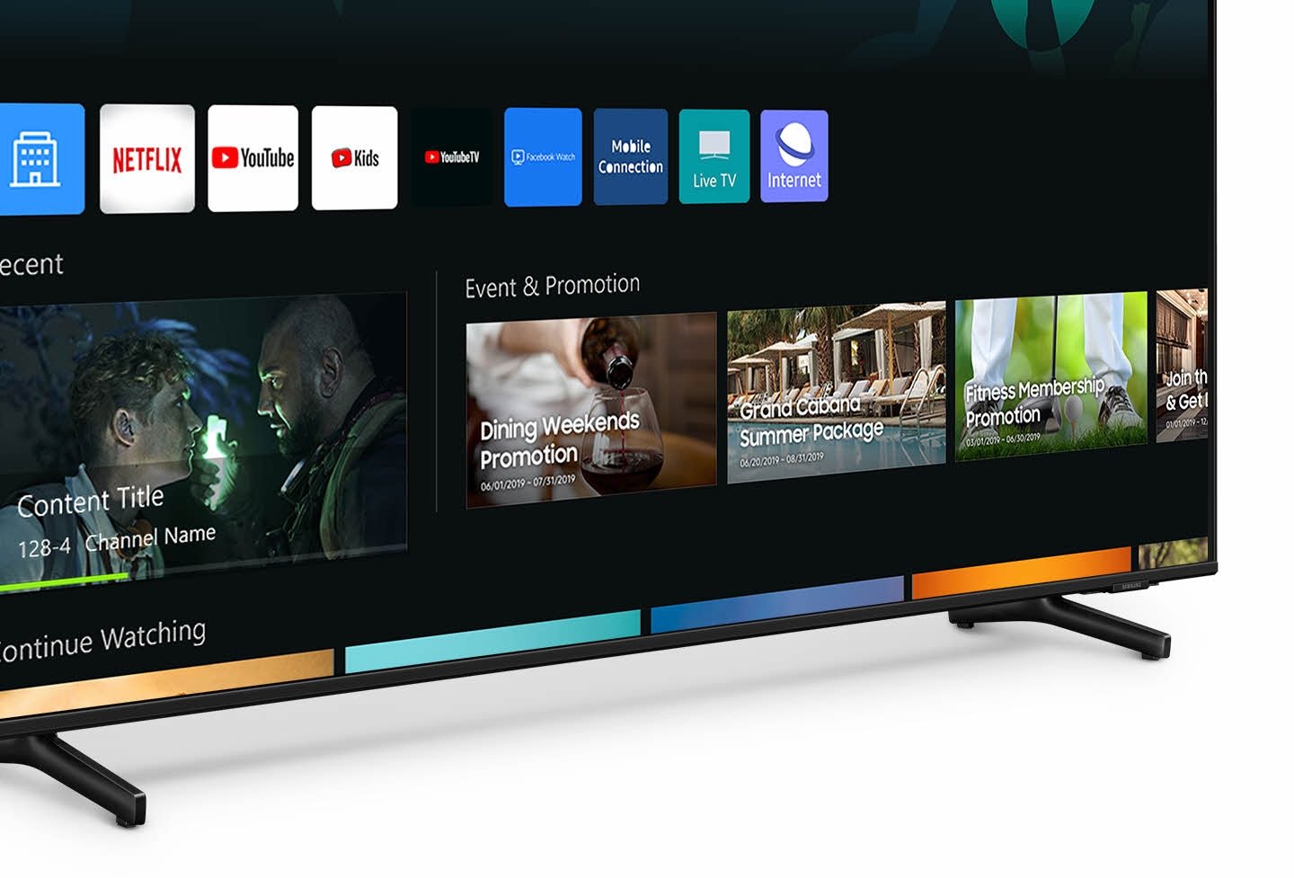 Samsung 55" HBU8000 Hospitality TV 15 Samsung 55