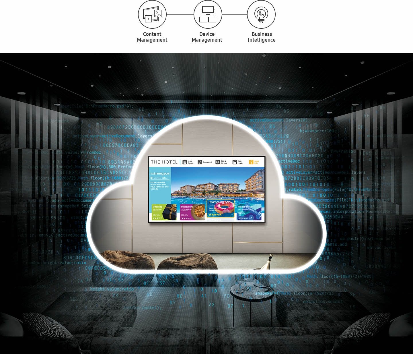Samsung 55" HBU8000 Hospitality TV 20 Samsung 55