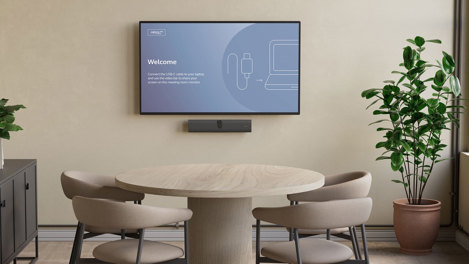 Jabra PanaCast U30 BYOD Video Bar – 4K AI Camera, 120° FOV, USB-C 1 Jabra PanaCast U30 - A big meeting experience for small rooms – image 1 | Jabra PanaCast U30 - A big meeting experience for small rooms – image 2 | Jabra PanaCast U30 - A big meeting experience for small rooms – image 3 | Jabra PanaCast U30 - A big meeting experience for small rooms – image 4