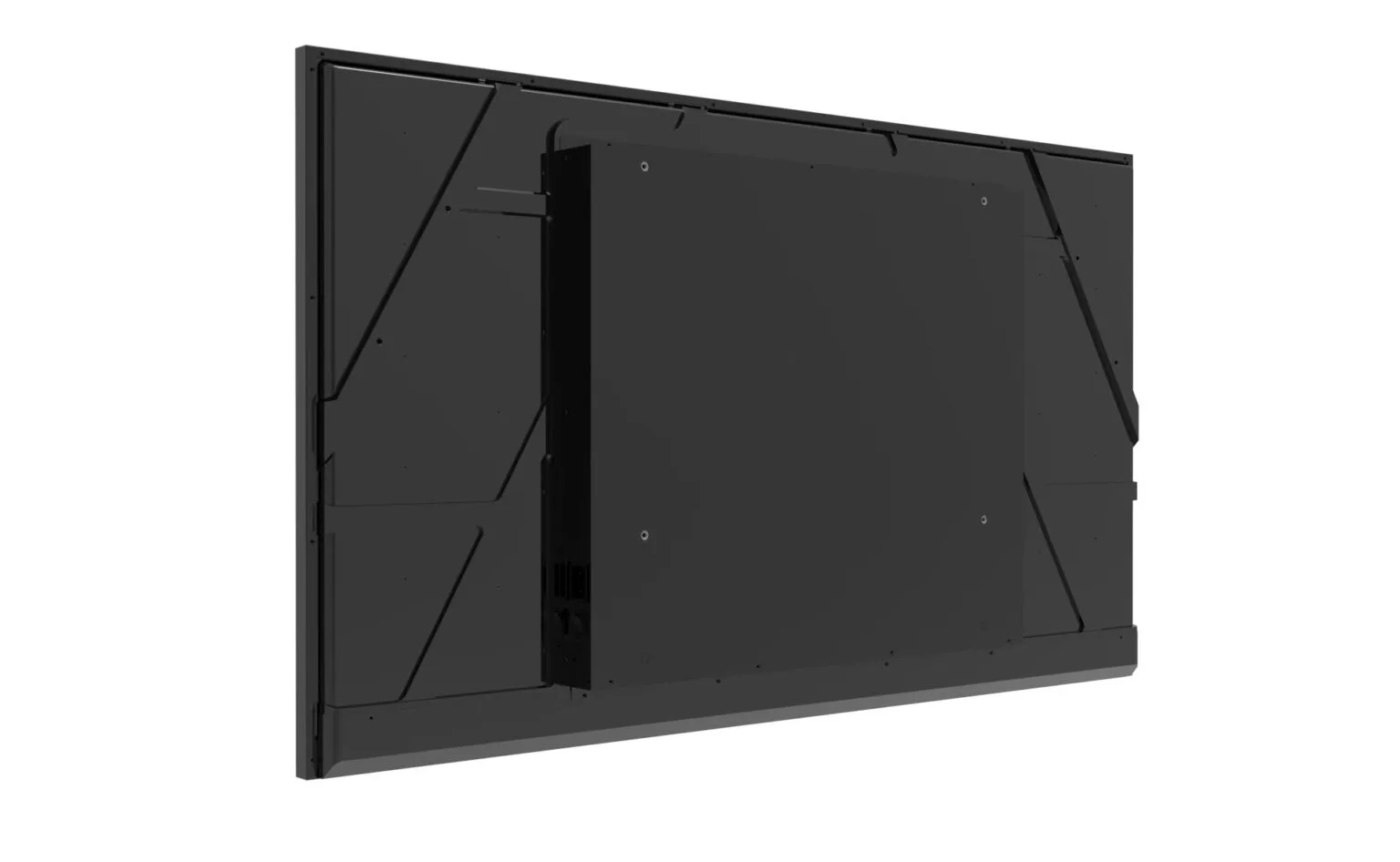 Soniq 43″ FHD Commercial Digital Signage Display | Retail & Healthcare Deployments 6 Soniq 43″ customer-facing display installed in healthcare waiting area for wayfinding content