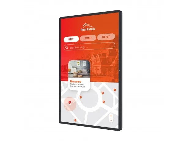 Soniq 43″ Capacitive Touch Kiosk Display | Self-Service and Wayfinding 2 Soniq 43″ FHD Capacitive Touch Screen connectivity panel detail with HDMI
