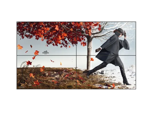 Soniq 46″ Video Wall Panel | FHD Commercial Digital Signage Display for Modular Installations 1 Soniq 46″ Video Wall panel front view showing narrow bezel design for tiled commercial installations