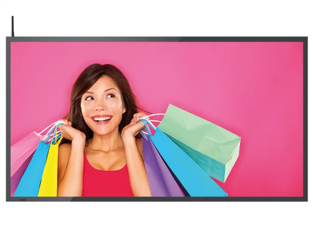 Soniq 55″ UHD Commercial Display | 50,000-Hour Signage Solution 5 and RS232 control interface