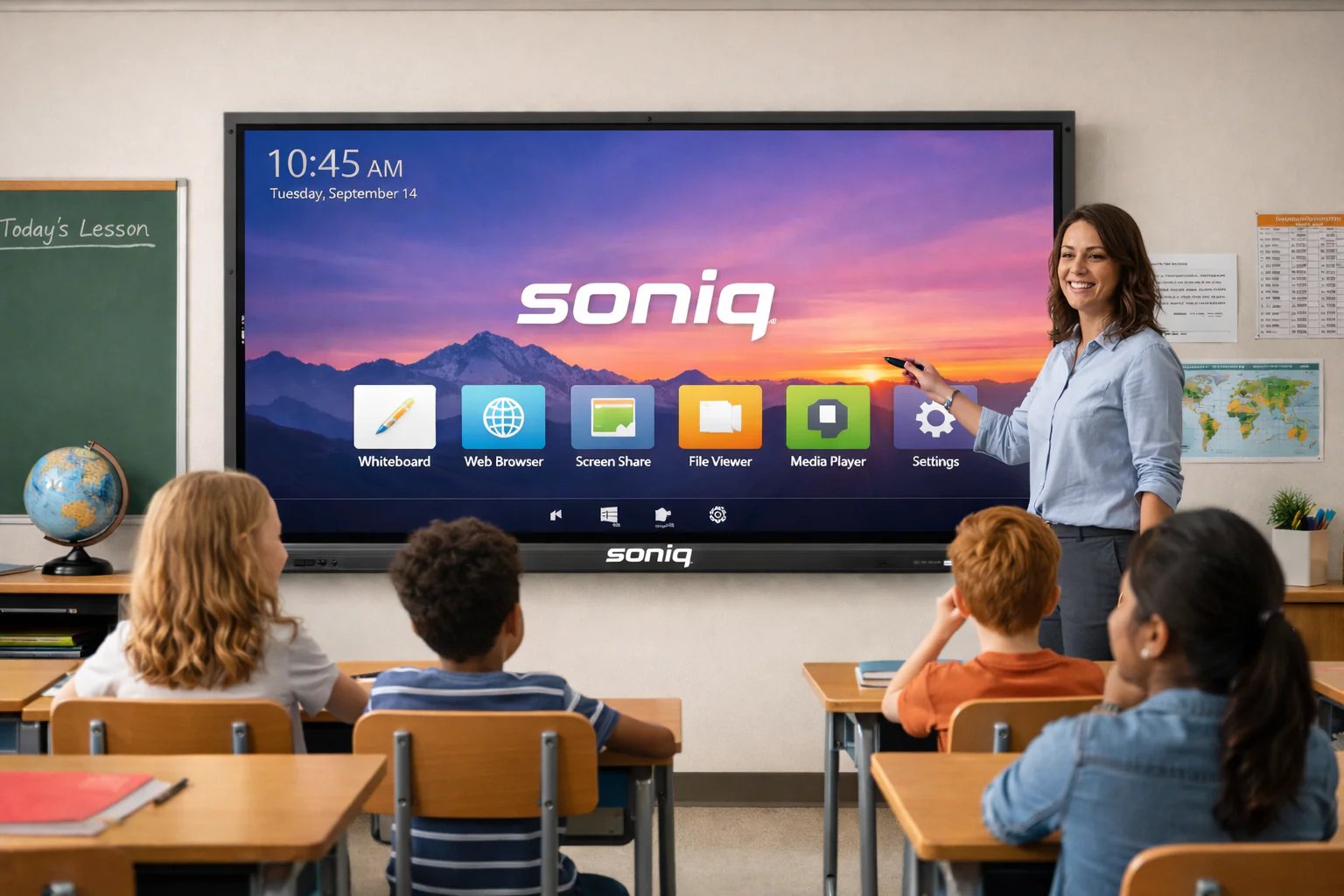 Soniq 75" UHD Interactive Whiteboard | Commercial Collaboration Display for Education & Corporate 6 Soniq 75