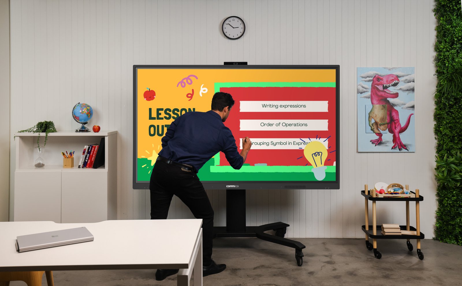 CommBox Interactive Neo 75 Inch Interactive Display | CBIN75 6 CommBox Interactive Neo 75 Inch — classroom interactive display replacing projectors