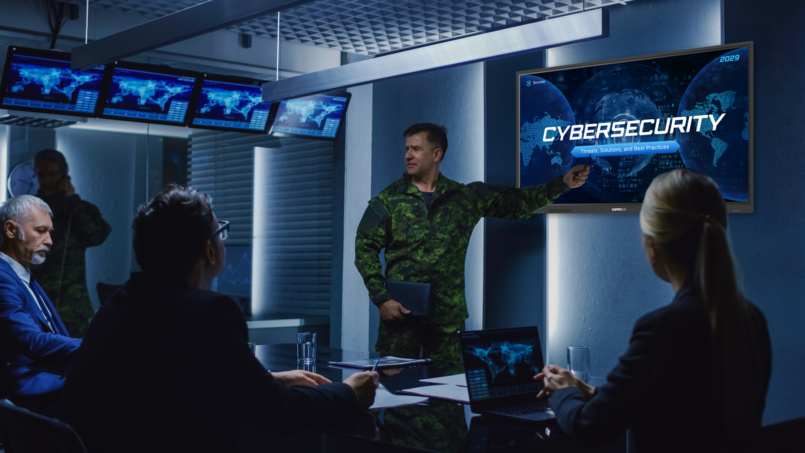 CommBox Interactive Neo 75 Inch Interactive Display | CBIN75 3 CommBox Interactive Neo 75 Inch — OS-free secure display for government and enterprise