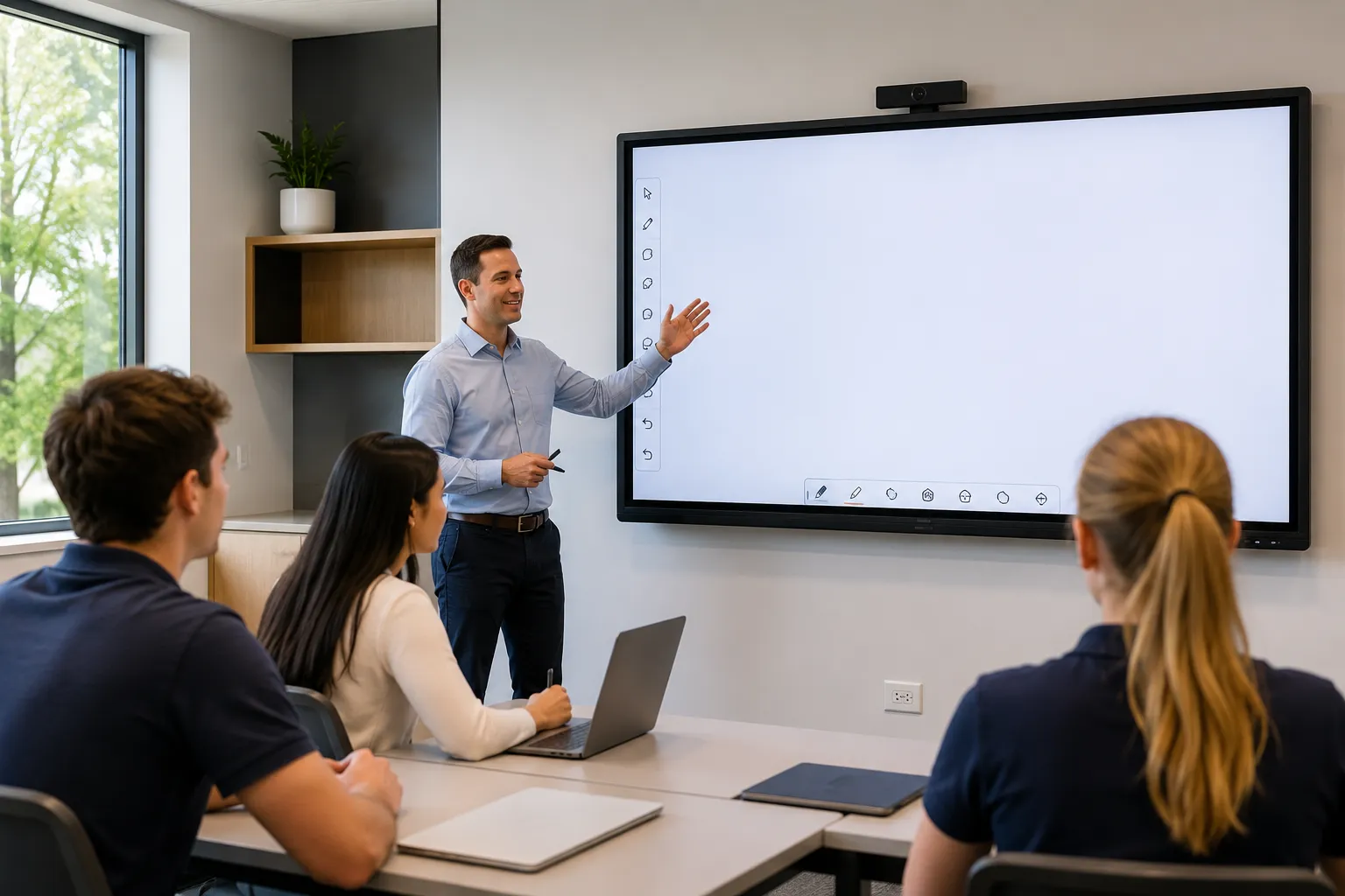Interactive whiteboards for education and business