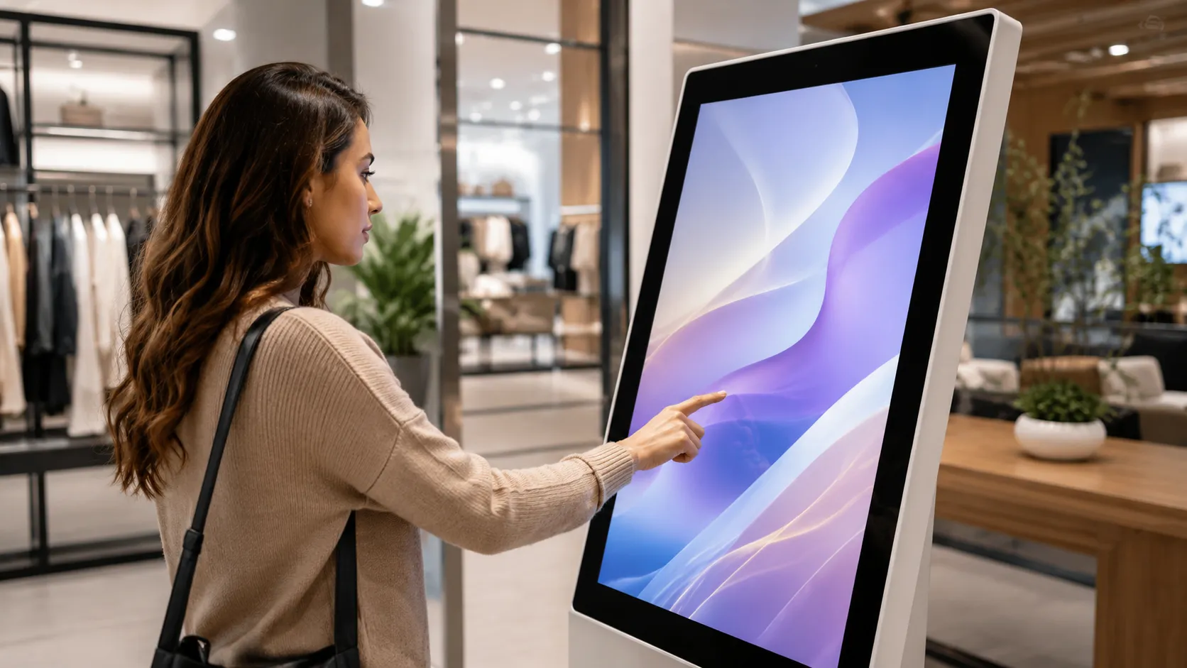 Interactive digital signage displays