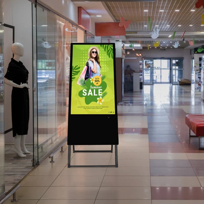 Soniq 43" FHD A-Frame Signage | Portable Commercial Display for Retail and Events 2 Soniq 43