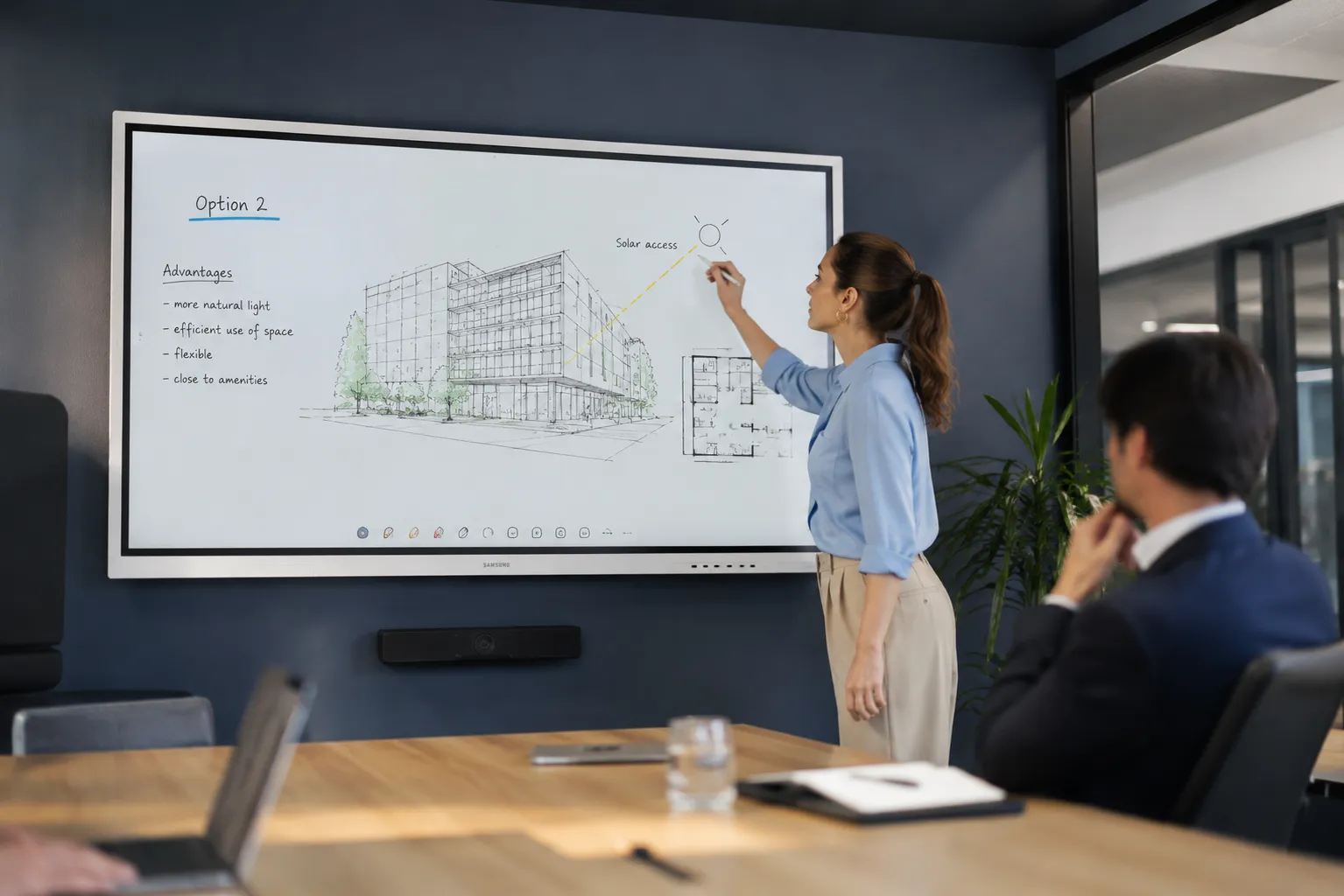Samsung Flip interactive display