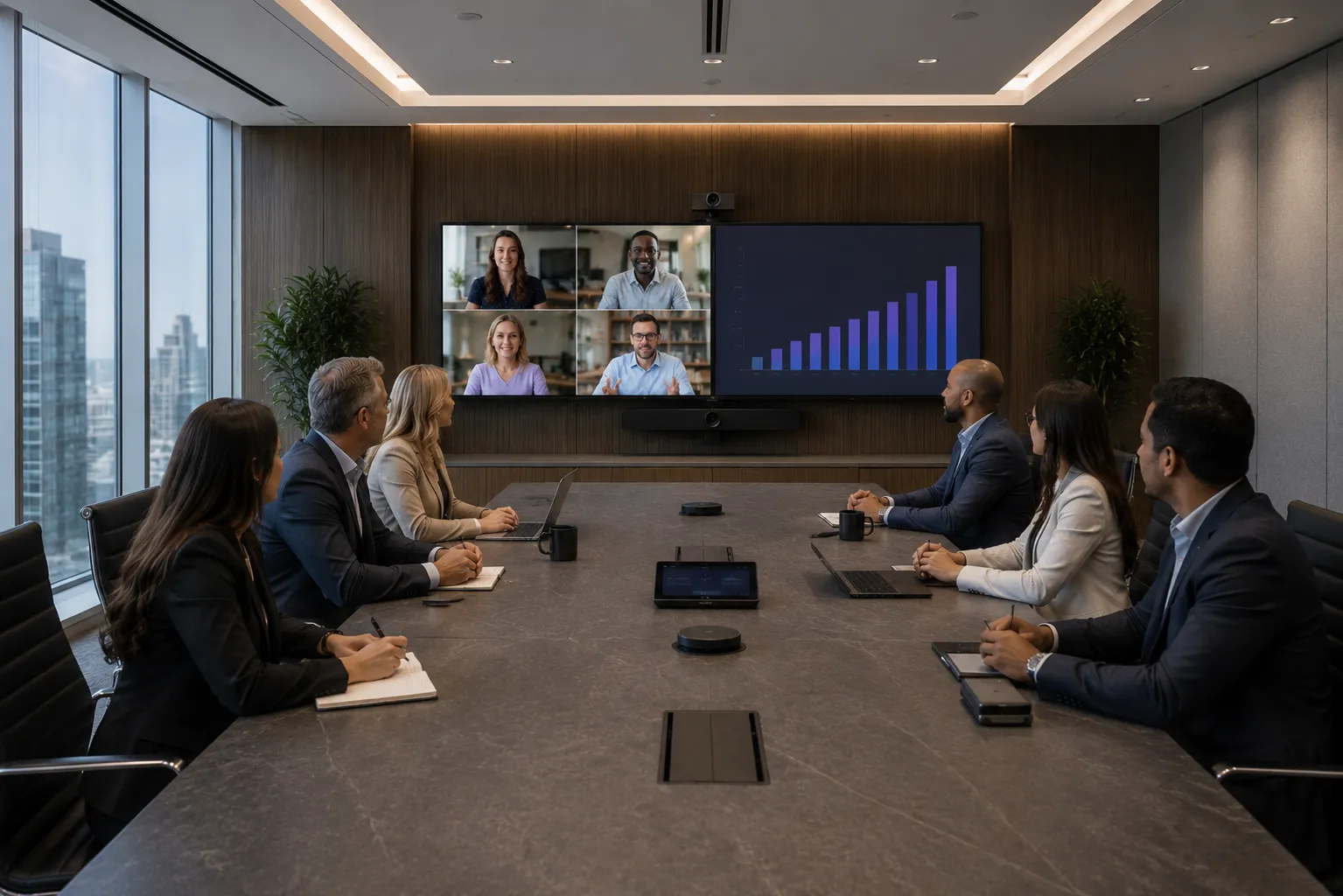 Digital Signage, Video Conferencing & Computing Solutions 16 Large Meeting Room and Boardroom Conferencing Solutions